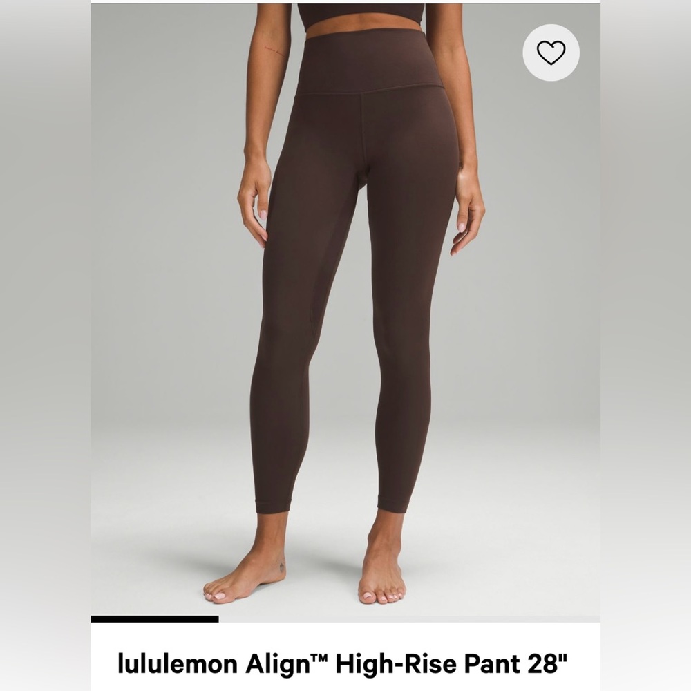 Lululemon 🍋 Align Leggings in color ESPRESSO